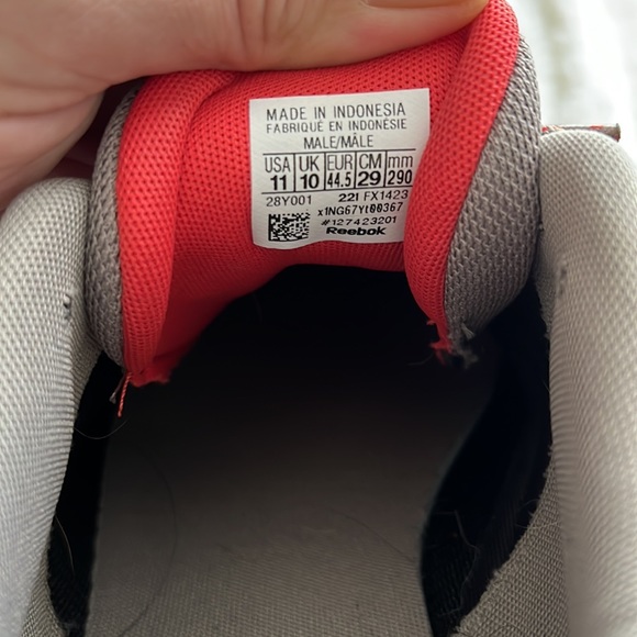 Reebok trail grey and orange size 11 - Picture 5 of 7